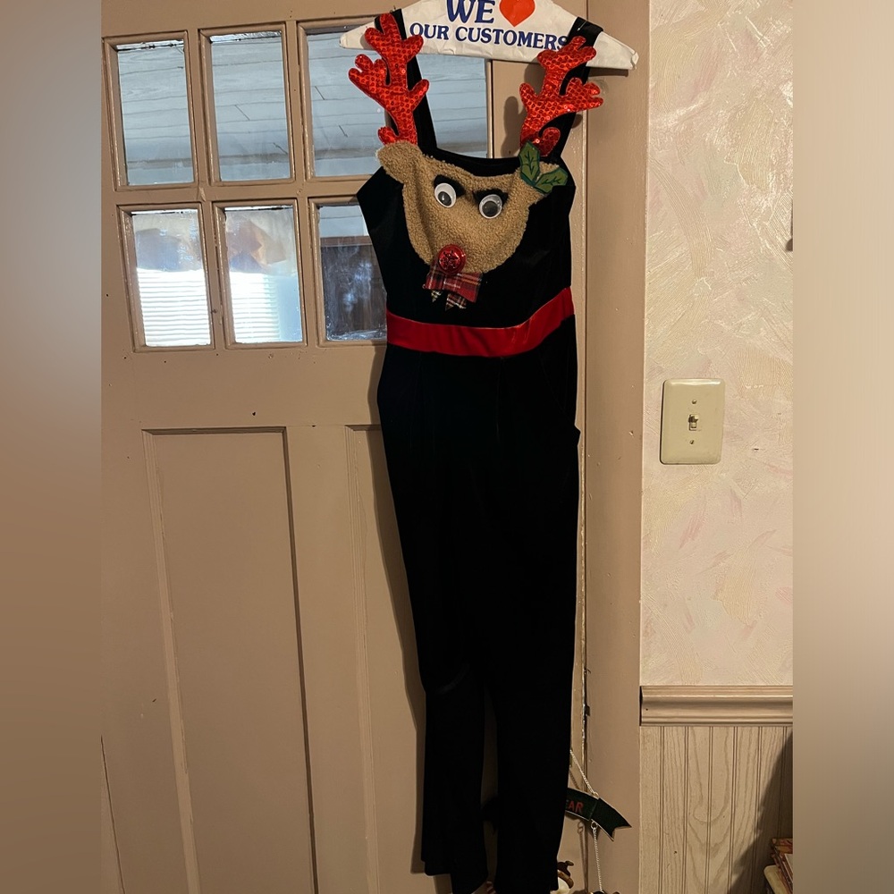reindeer jumpsuit size small